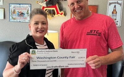 Bradford National Bank Named Main Stage Sponsor for Washington County Fair Concert Series